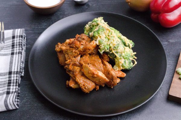 Clean Eats Meal Prep BBQ Chicken & Cheesy Broccoli