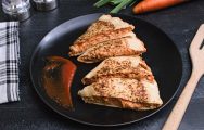 Clean Eats Meal Prep Chicken Parm Quesadilla