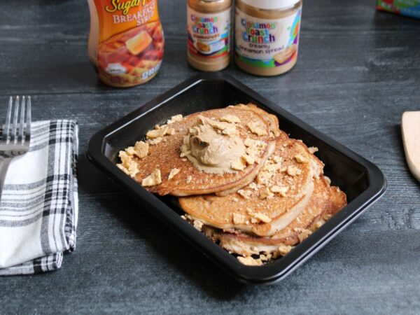 Clean Eats Meal Prep Cinnamon Toast Crunch Pancakes