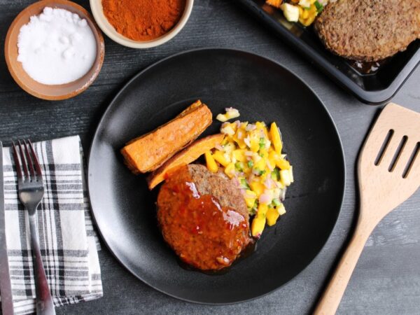 Clean Eats Meal Prep Sweet Chili Beef Burger