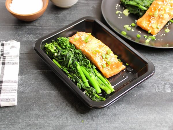 Clean Eats Meal Prep Honey Garlic Salmon